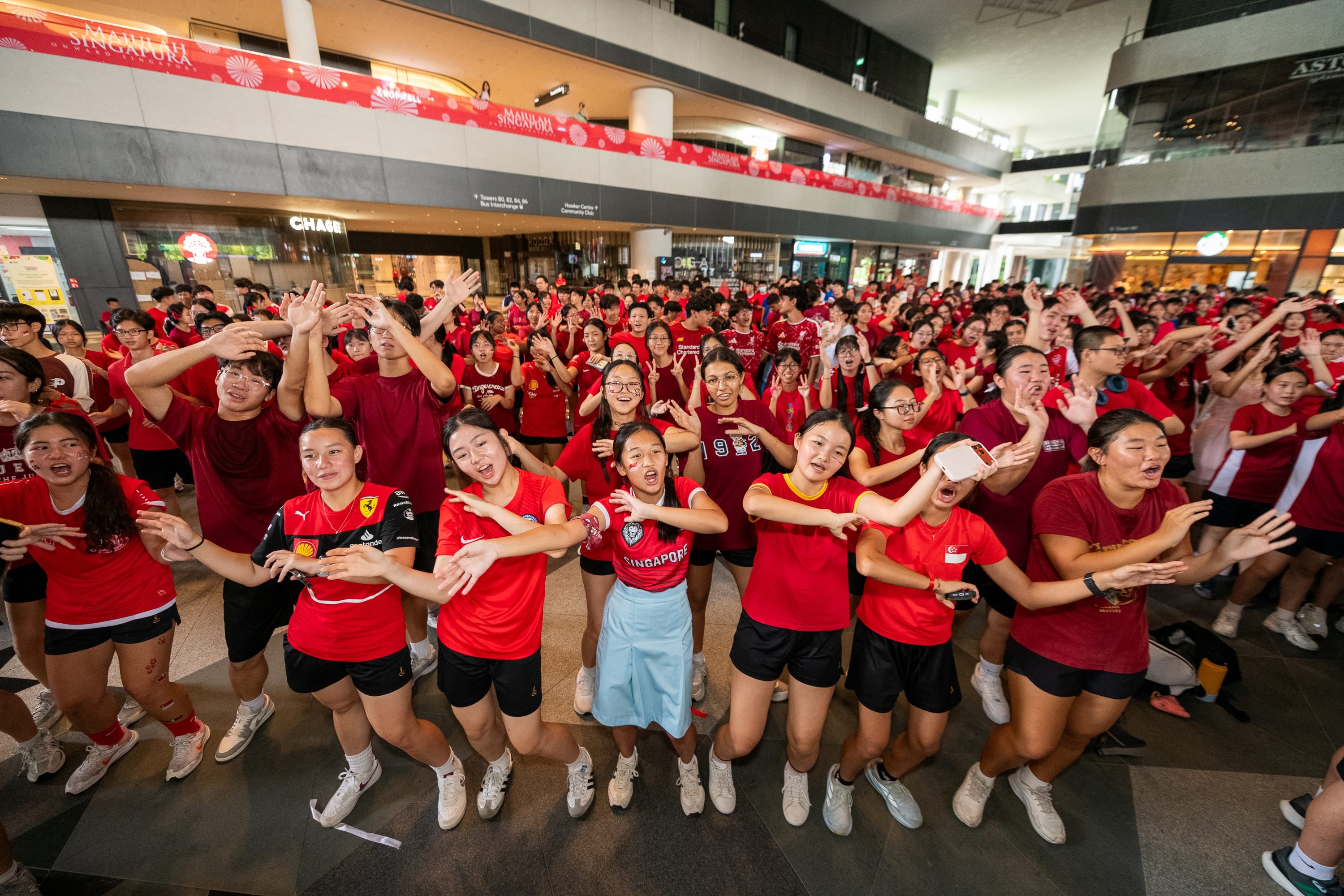 National day songs singalong segment